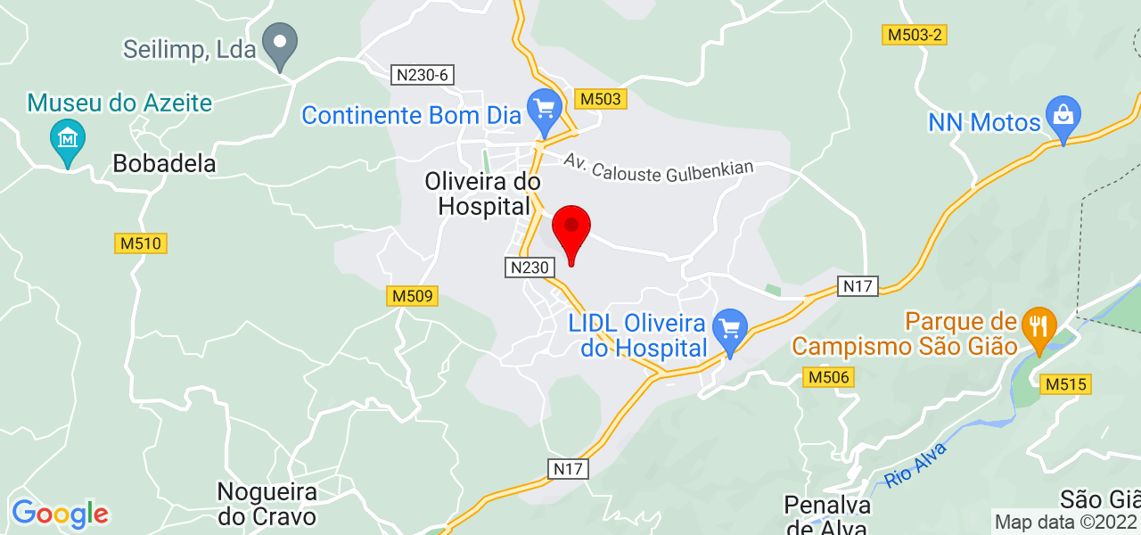Rosa ALMEIDA - Coimbra - Oliveira do Hospital - Mapa