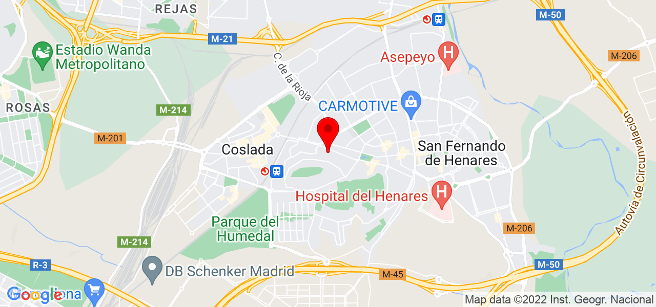 autonomo - Comunidad de Madrid - Coslada - Mapa