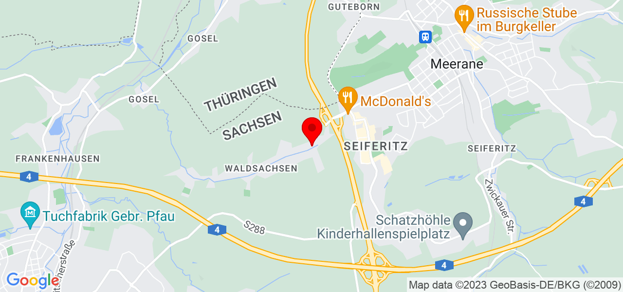 Hundetraining Wilde - Sachsen - Zwickau - Karte