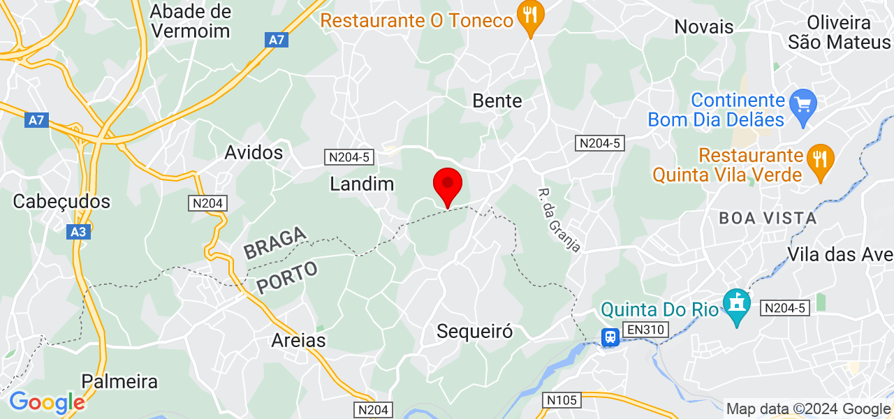 Fernanda Sarmento - Braga - Vila Nova de Famalicão - Map