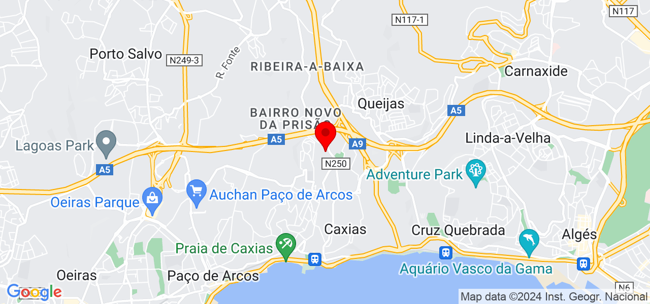 Paulo Tavares - Lisboa - Oeiras - Mapa