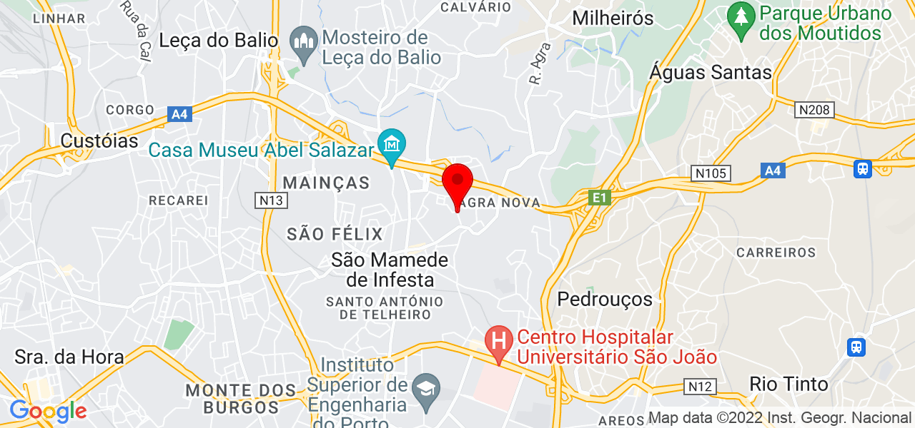 Frittz Gerard - Porto - Matosinhos - Mapa