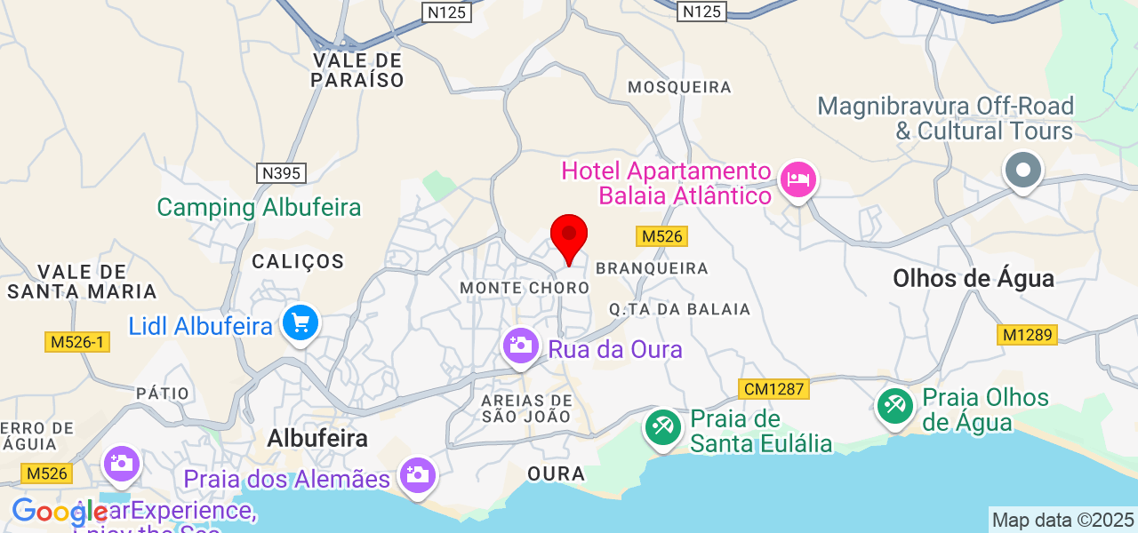 João Depieri - Faro - Albufeira - Mapa