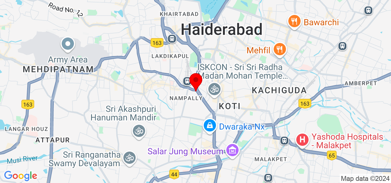 Sk enterprises - Hyderabad - Rangareddy - Map