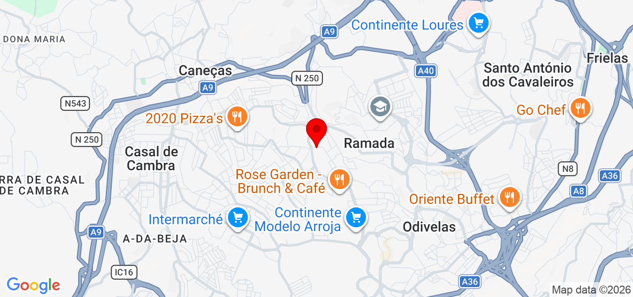 Chefe Mendes - Lisboa - Odivelas - Carte