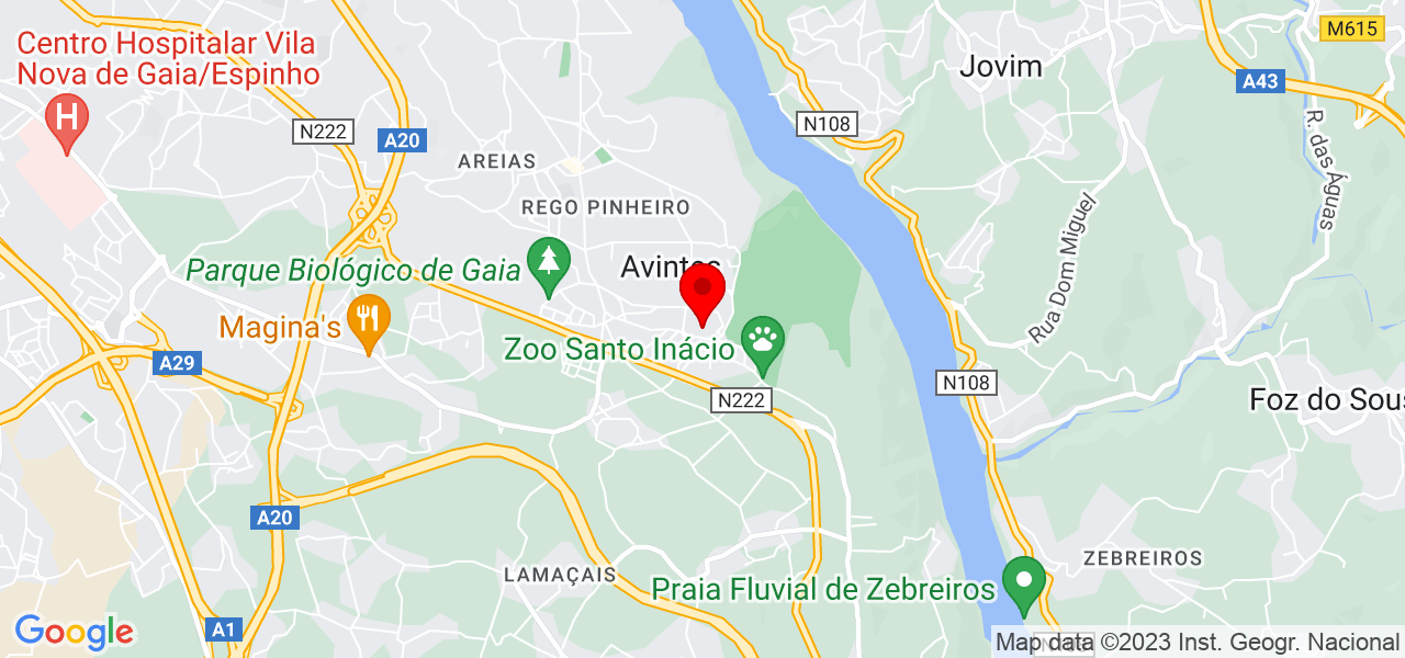 Nessa Costa - Porto - Vila Nova de Gaia - Mapa
