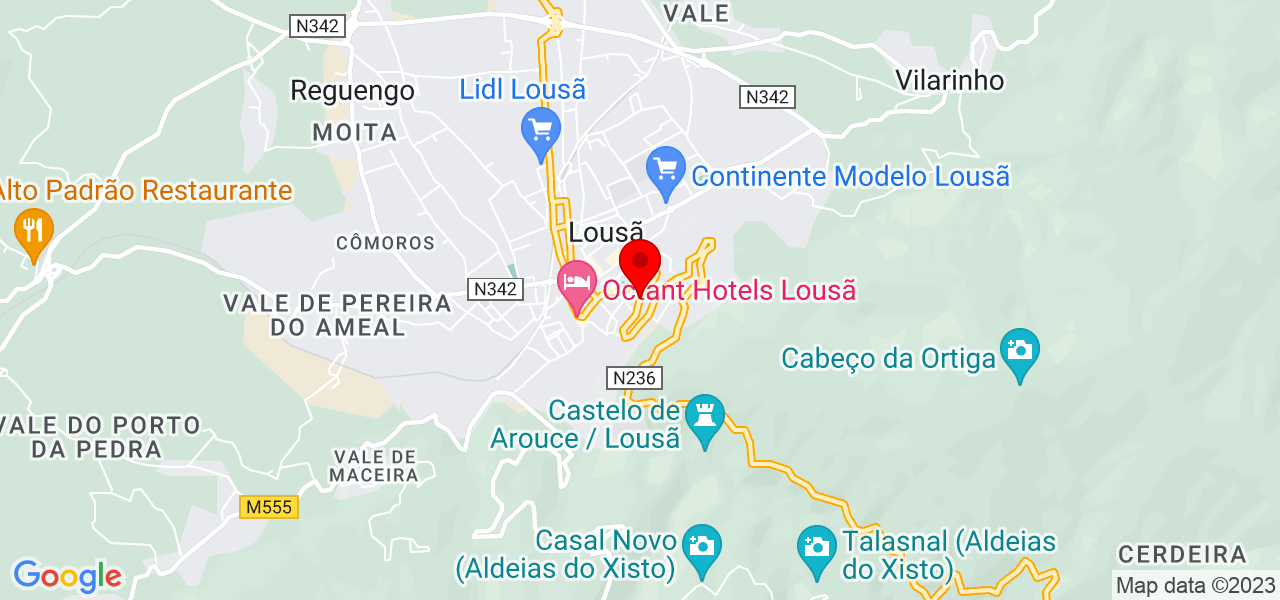 Ricardo Marques - Coimbra - Lousã - Mapa