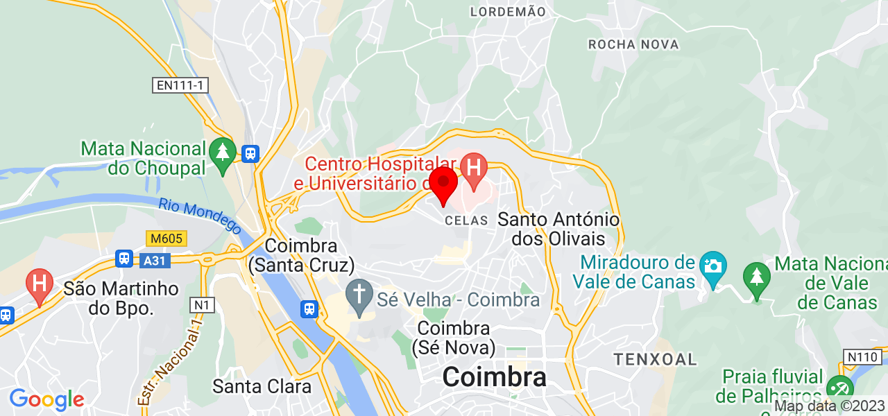 Leliana - Coimbra - Coimbra - Mapa