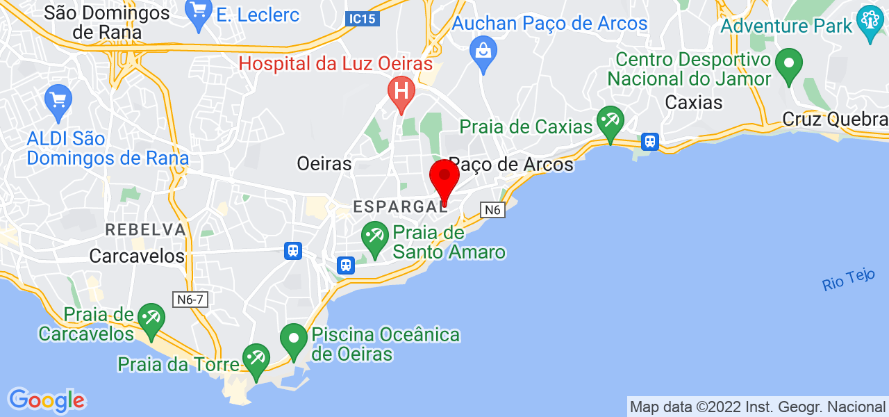 Ivna Blasque Combat - Lisboa - Oeiras - Mapa