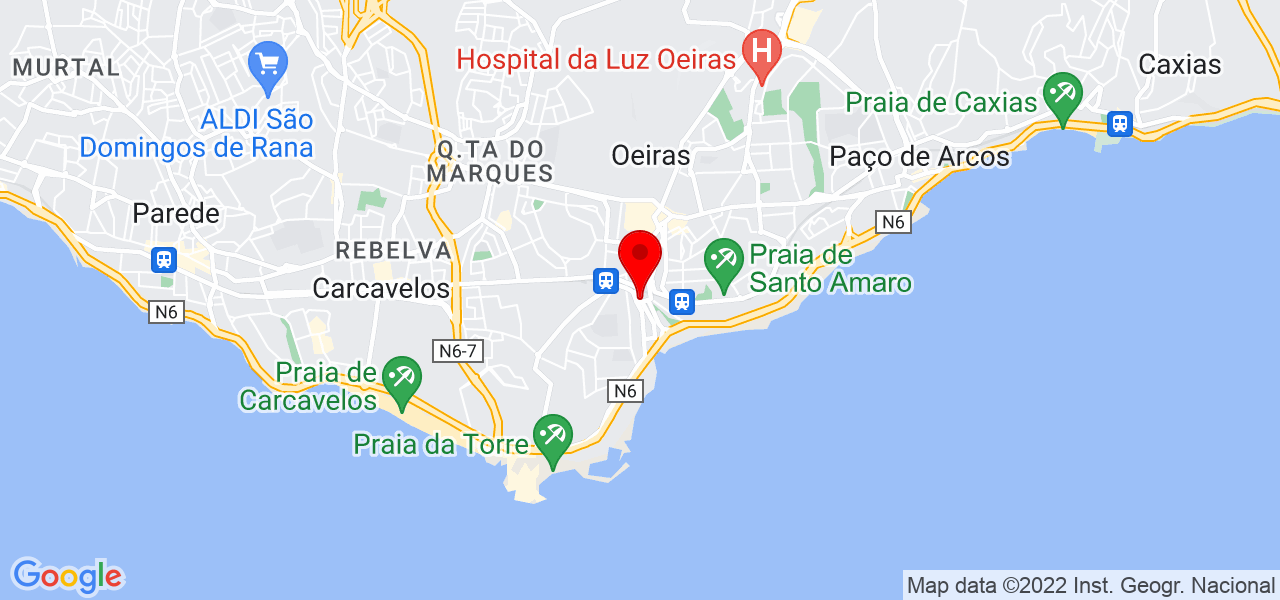 Eng.&ordf; Juliana Camargo - Lisboa - Oeiras - Mapa