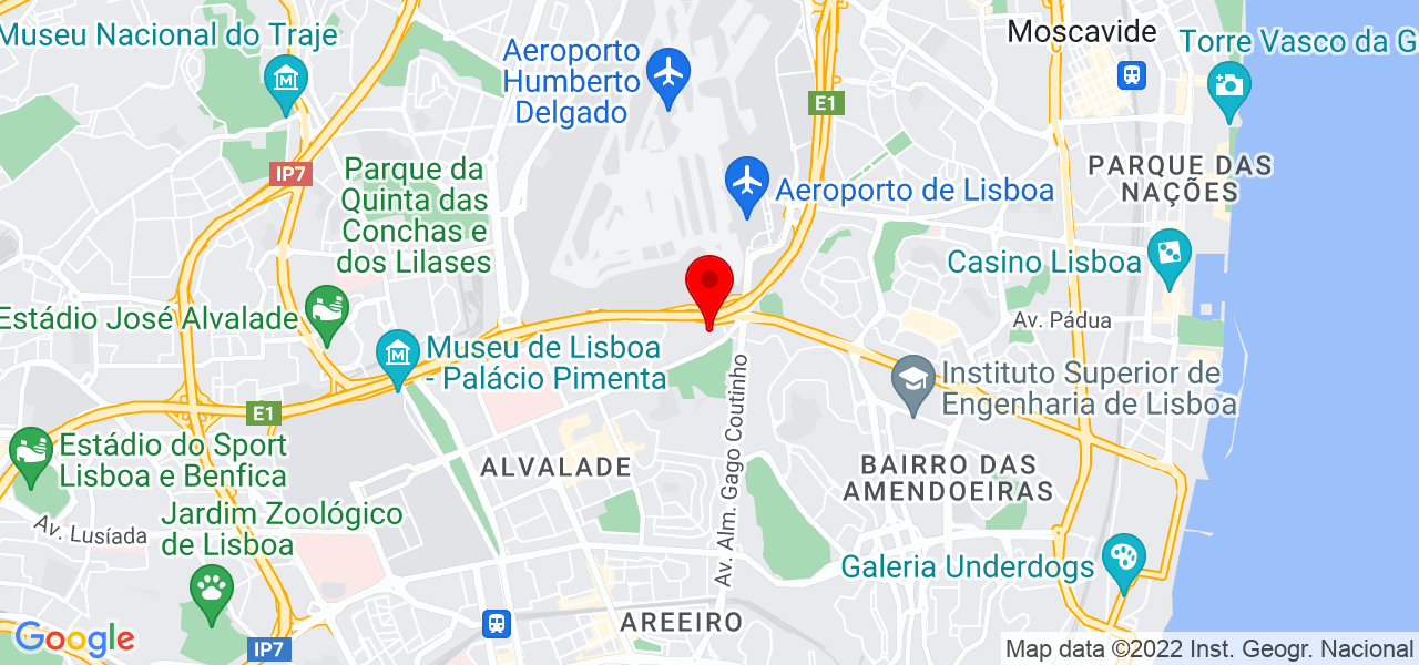 Passeamos c&atilde;es - Lisboa - Lisboa - Mapa
