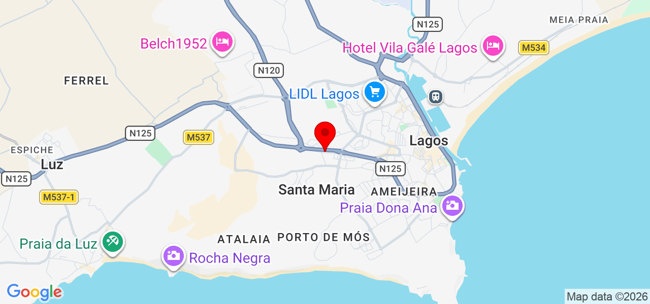 EONS - Faro - Lagos - Mapa