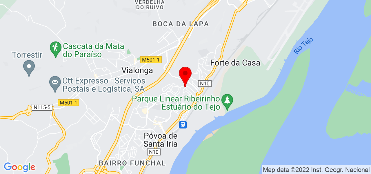 In&ecirc;s Aniceto - Lisboa - Vila Franca de Xira - Mapa