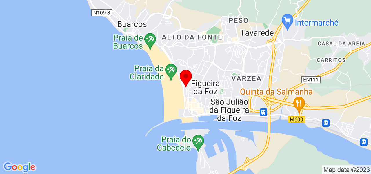 Ismar - Coimbra - Figueira da Foz - Mapa