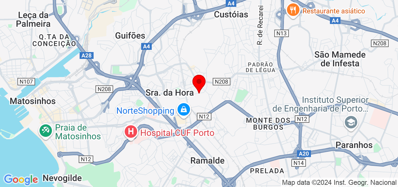 Isabel Cayolla - Porto - Matosinhos - Map