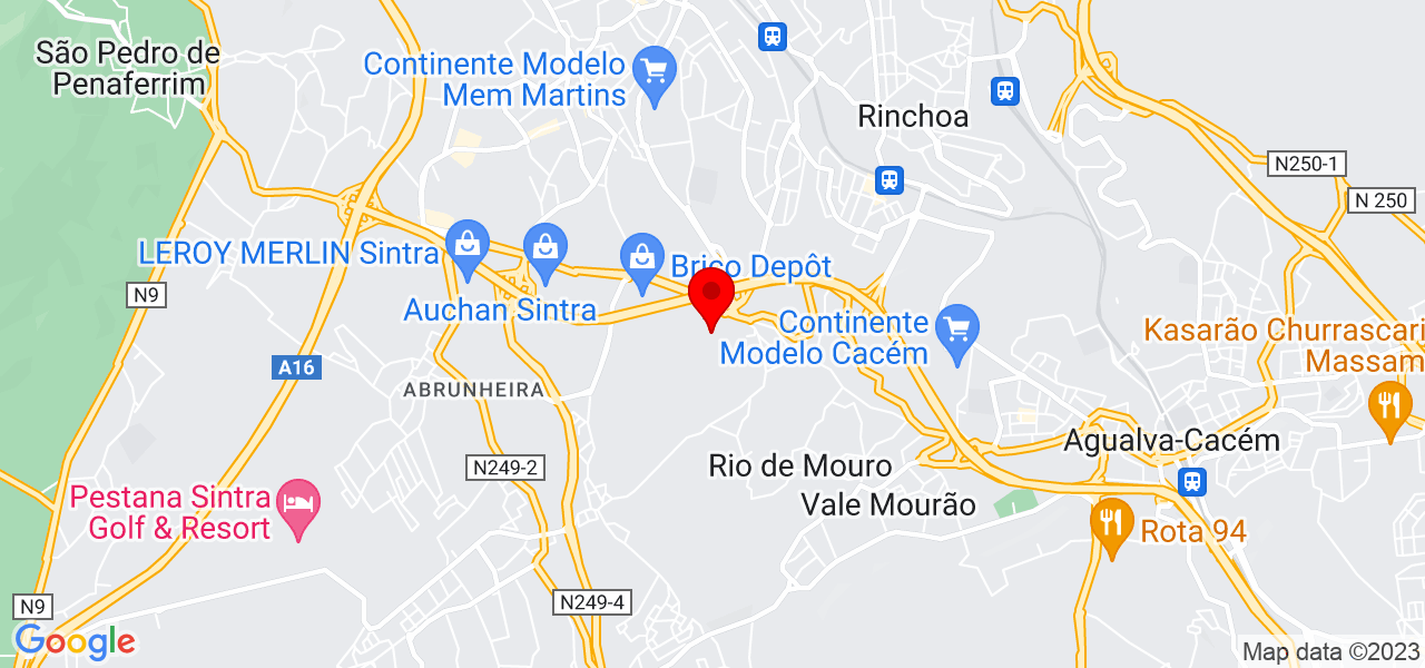 Edemilson Marins - Lisboa - Sintra - Mapa