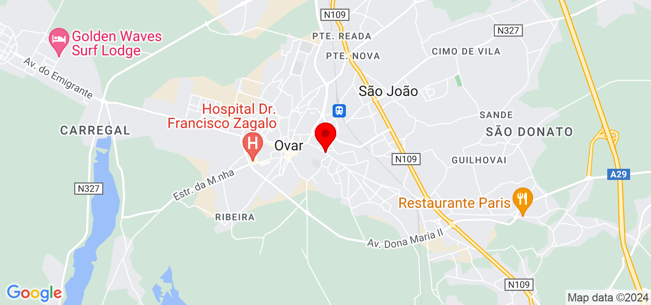 Jonatas Assun&ccedil;&atilde;o - Aveiro - Ovar - Mapa