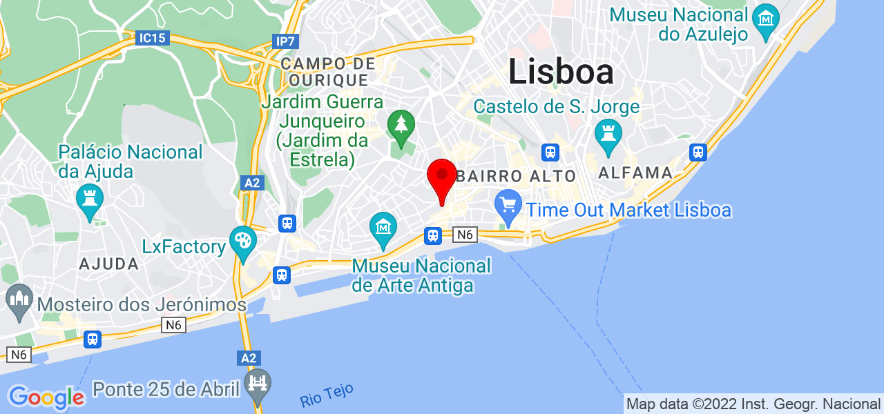 Jo&atilde;o Pedro Passareli - Lisboa - Lisboa - Mapa