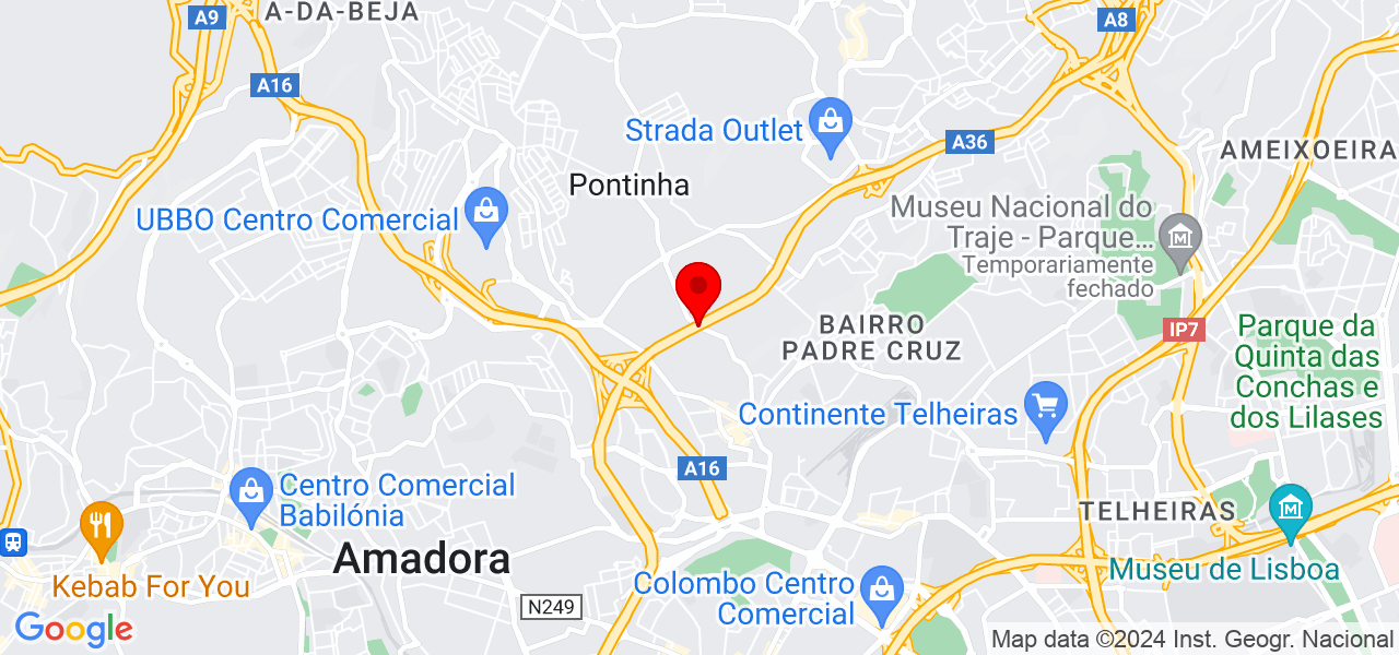 Limpezas Domésticas - Lisboa - Odivelas - Mapa