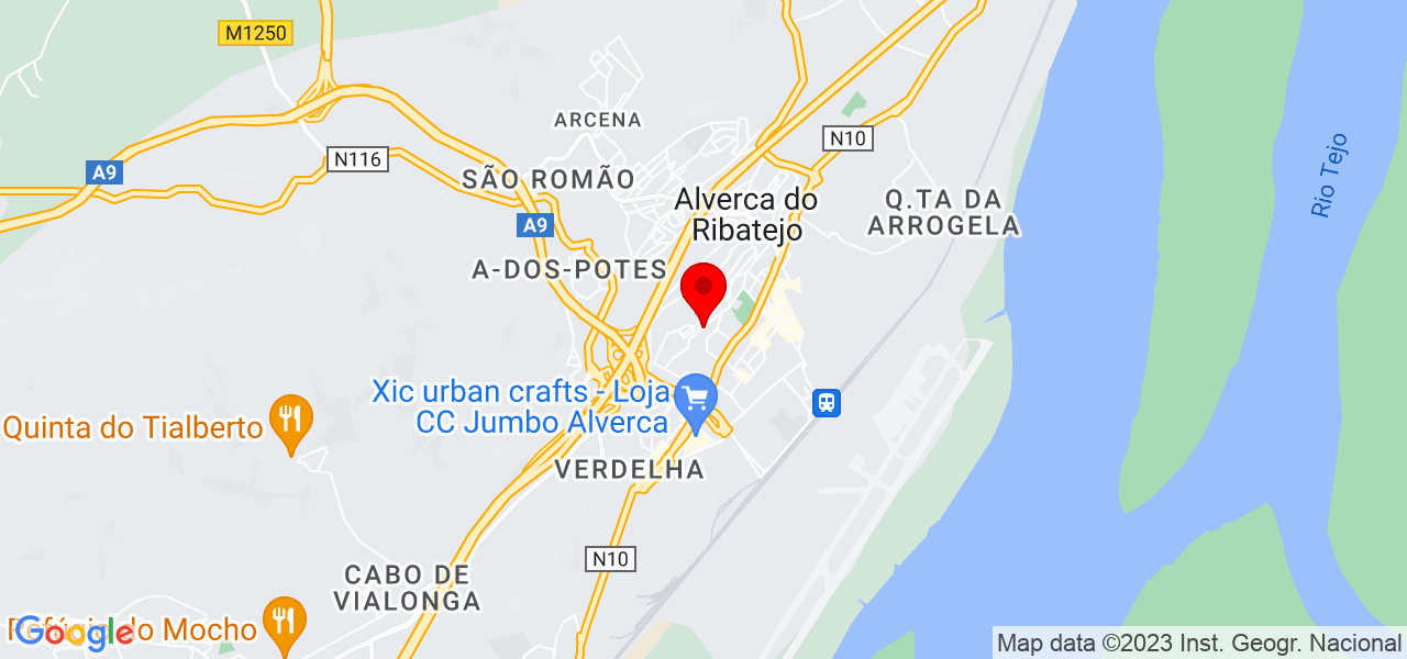 Roque - Lisboa - Vila Franca de Xira - Mapa