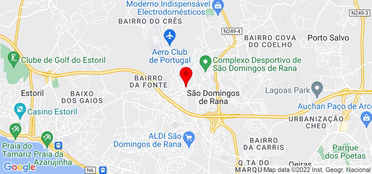 Fotografo - Lisboa - Cascais - Mapa