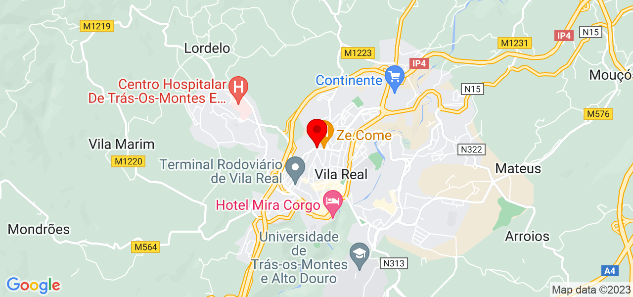 Felipe - Vila Real - Vila Real - Mapa