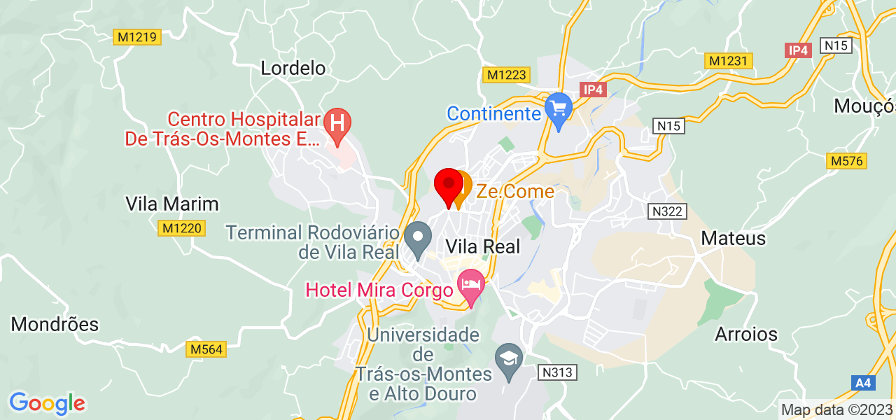 Flavia Pimentel - Vila Real - Vila Real - Mapa