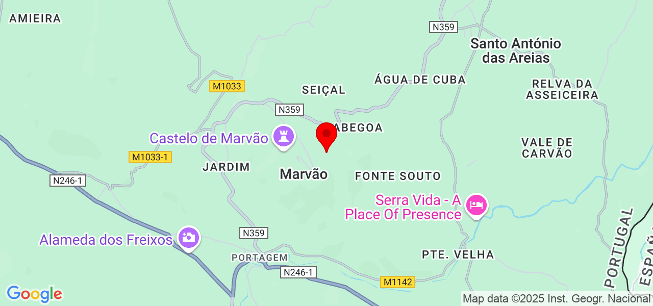 Modeling Atelier - Portalegre - Marvão - Karte