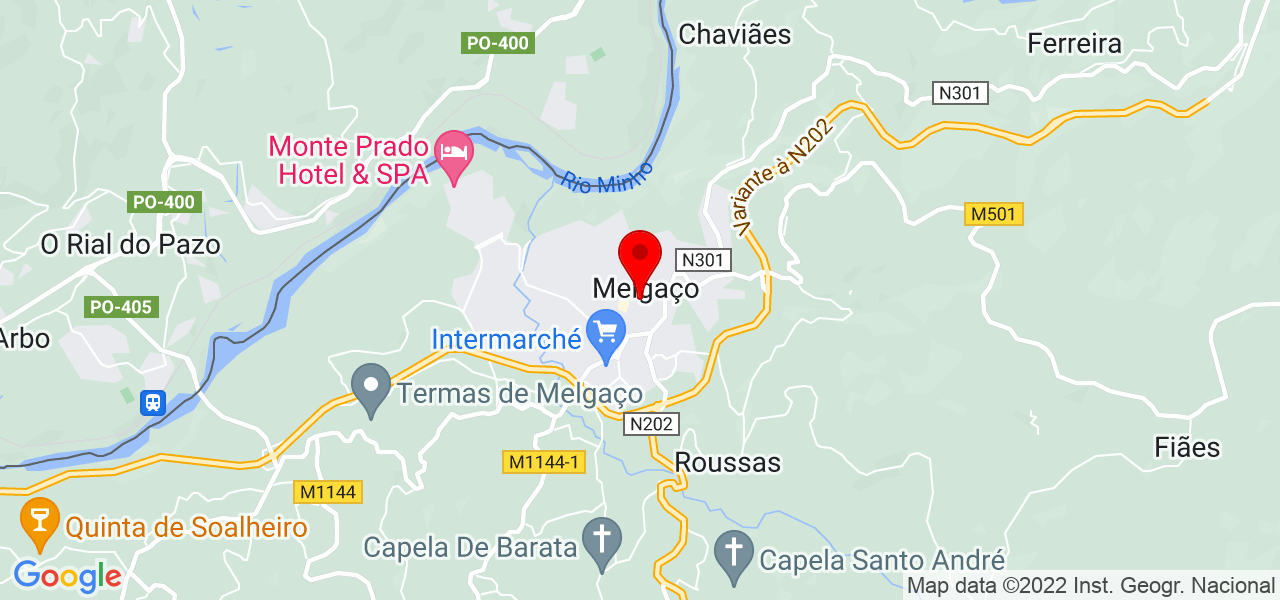 Marisa - Viana do Castelo - Melgaço - Mapa