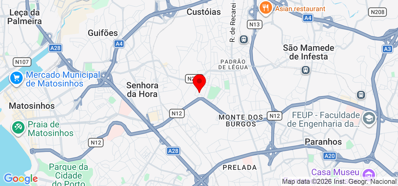 Ari dos Santos - Porto - Matosinhos - Map