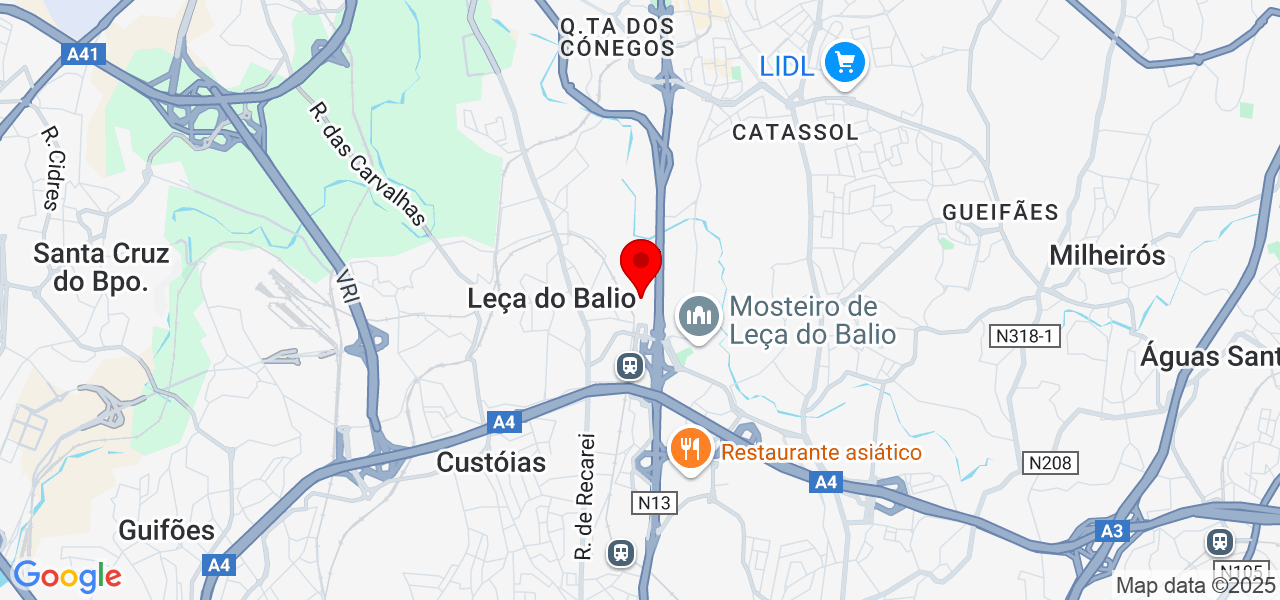 Cuidadora de idosos - Porto - Matosinhos - Map
