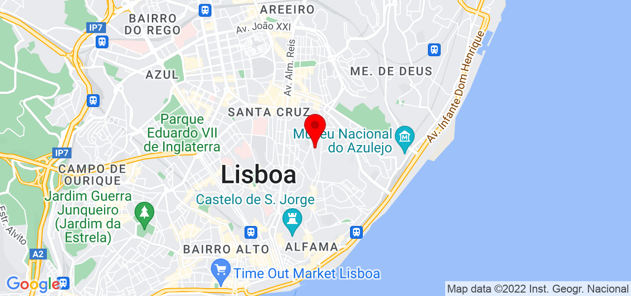 Terezinha Gomes Bezerra - Lisboa - Lisboa - Mapa