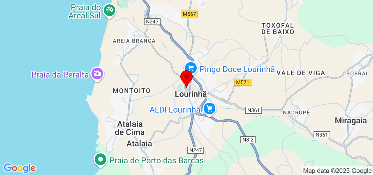 Focus Design - Lisboa - Lourinhã - Map