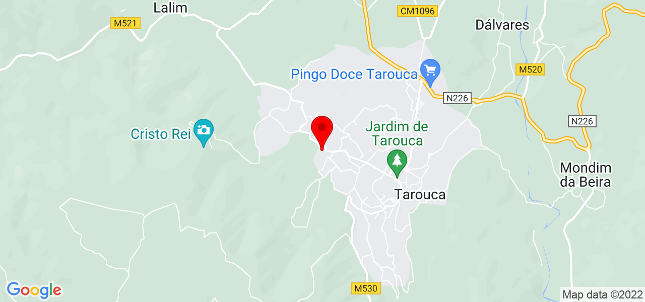 C&aacute;tia de Melo Dias - Viseu - Tarouca - Mapa