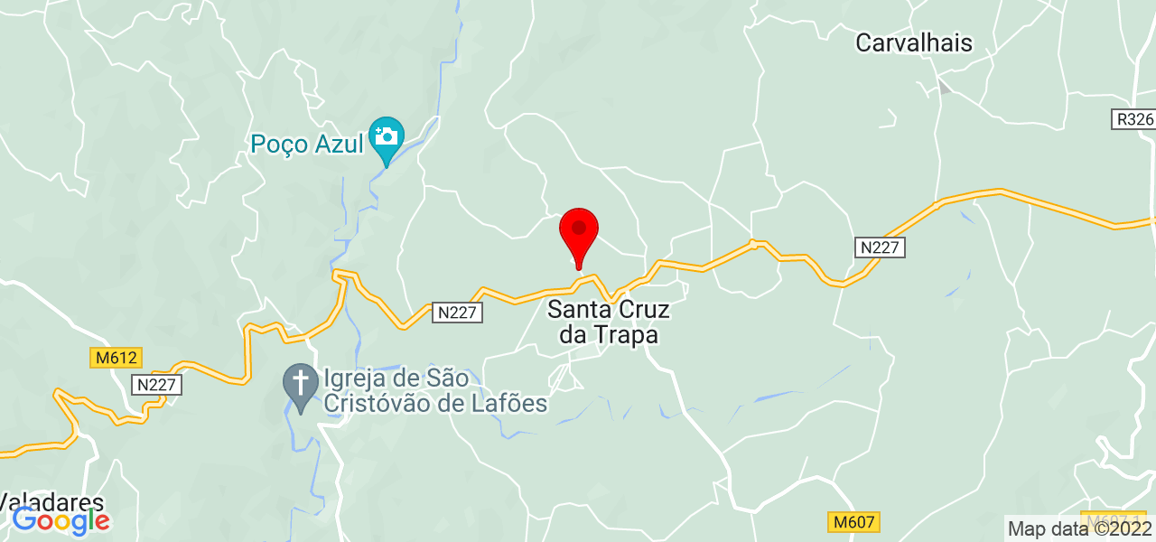 Michelle Ribeiro - Pasteleira - Viseu - São Pedro do Sul - Mapa