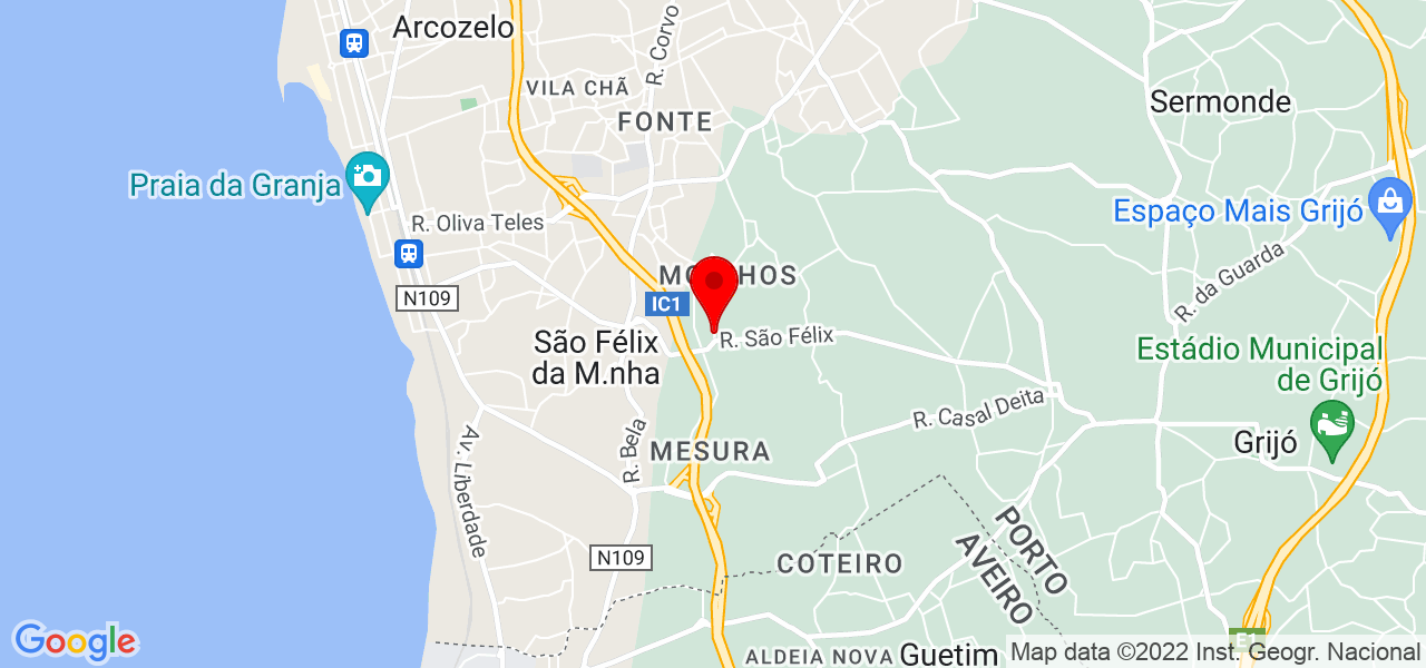 Pia Baeza - Porto - Vila Nova de Gaia - Mapa