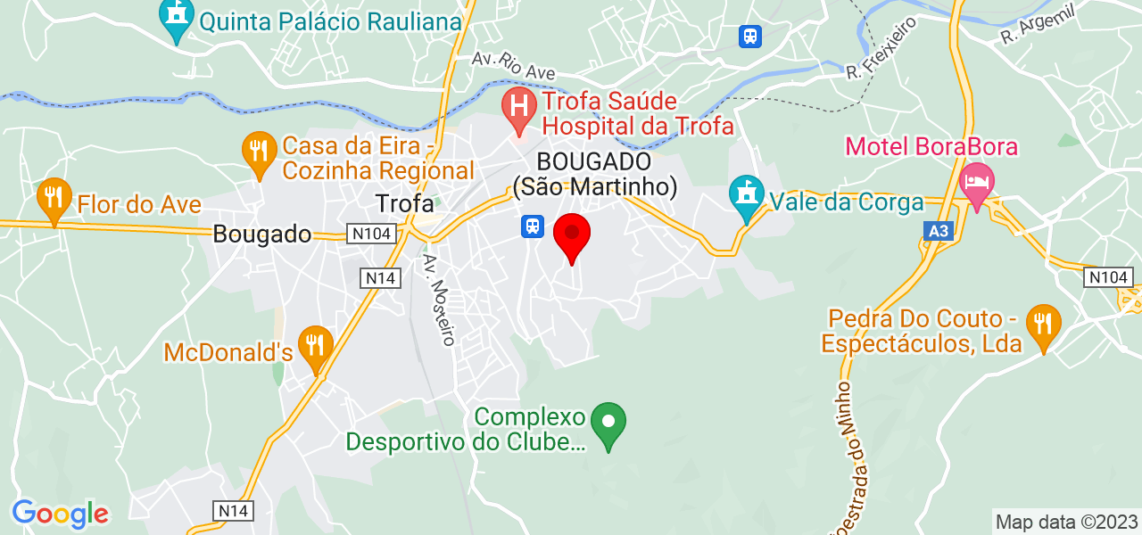 Mara Maia - Porto - Trofa - Mapa