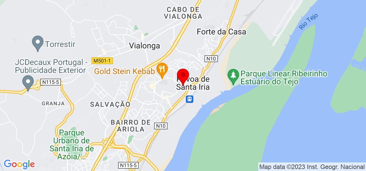 Domingas sangunji - Lisboa - Vila Franca de Xira - Karte