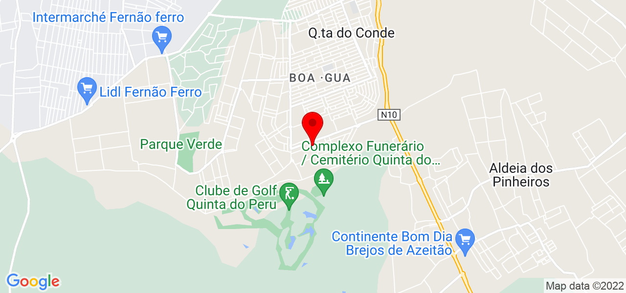 A Governanta - Setúbal - Sesimbra - Mapa