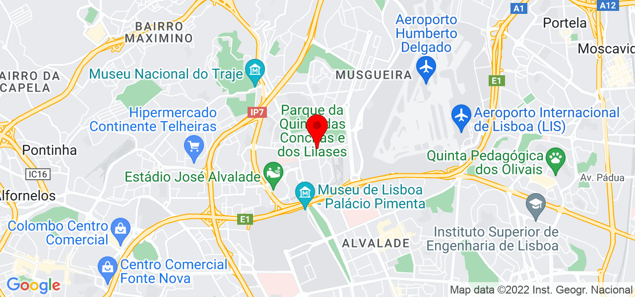 Print New Life (Obras e remodela&ccedil;ao) e pequenos servi&ccedil;os - Lisboa - Lisboa - Mapa