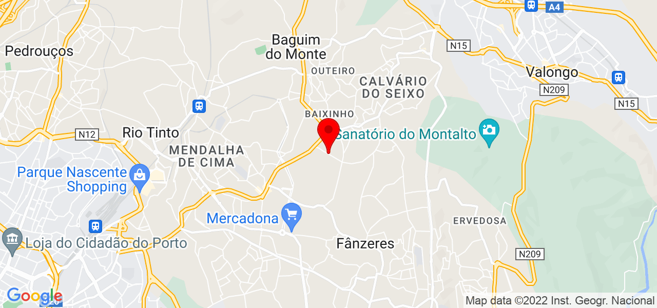 Leila - Porto - Gondomar - Mapa