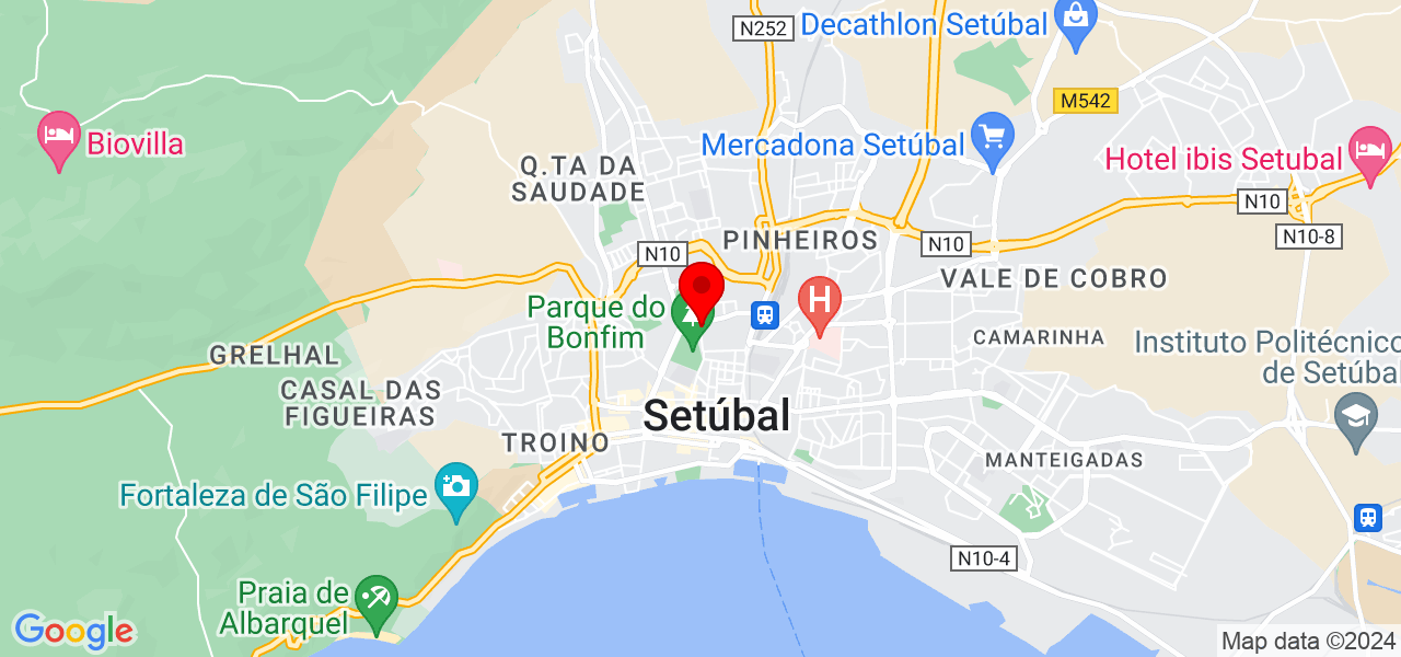 Vitor Carrilho - Setúbal - Setúbal - Mapa