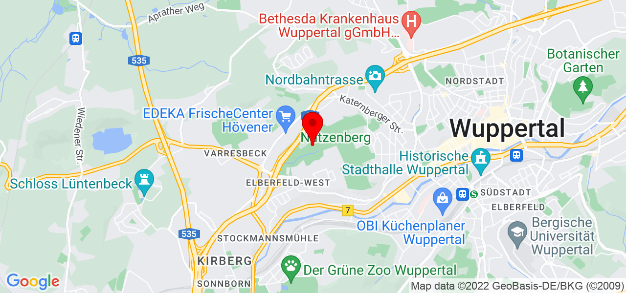 Café Hin und Weg - Nordrhein-Westfalen - Wuppertal - Karte