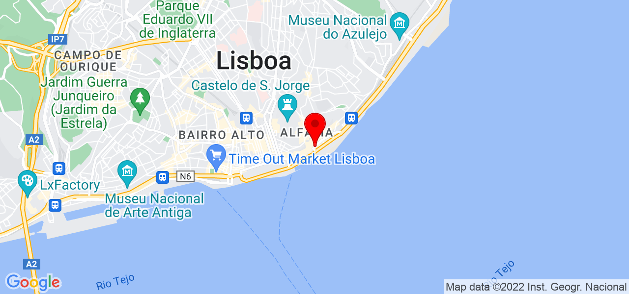 Jardim El&eacute;trico Filmes - Lisboa - Lisboa - Mapa