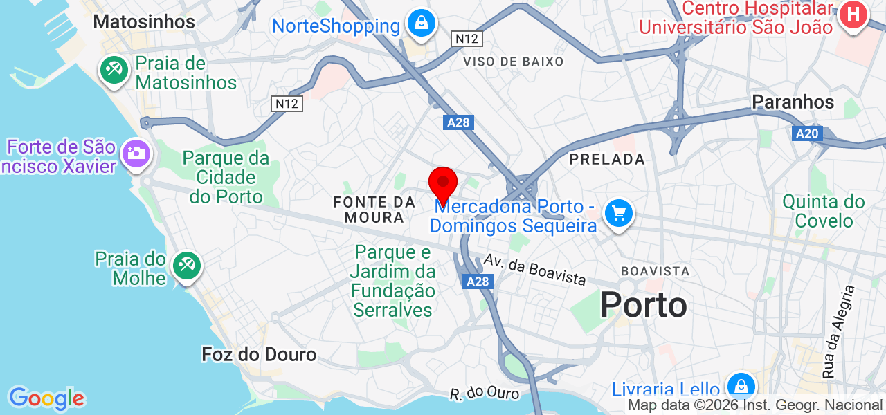 Manuel Marinho LDA - Porto - Porto - Mapa