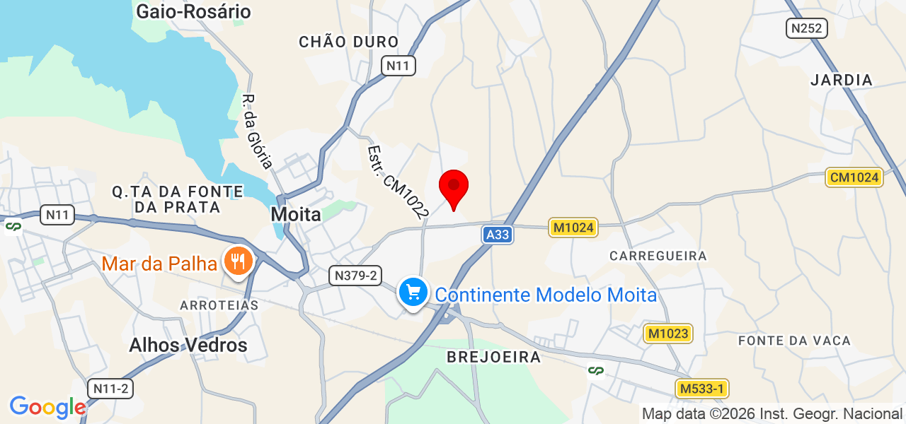 Geremias Eletricista - Setúbal - Moita - Mapa