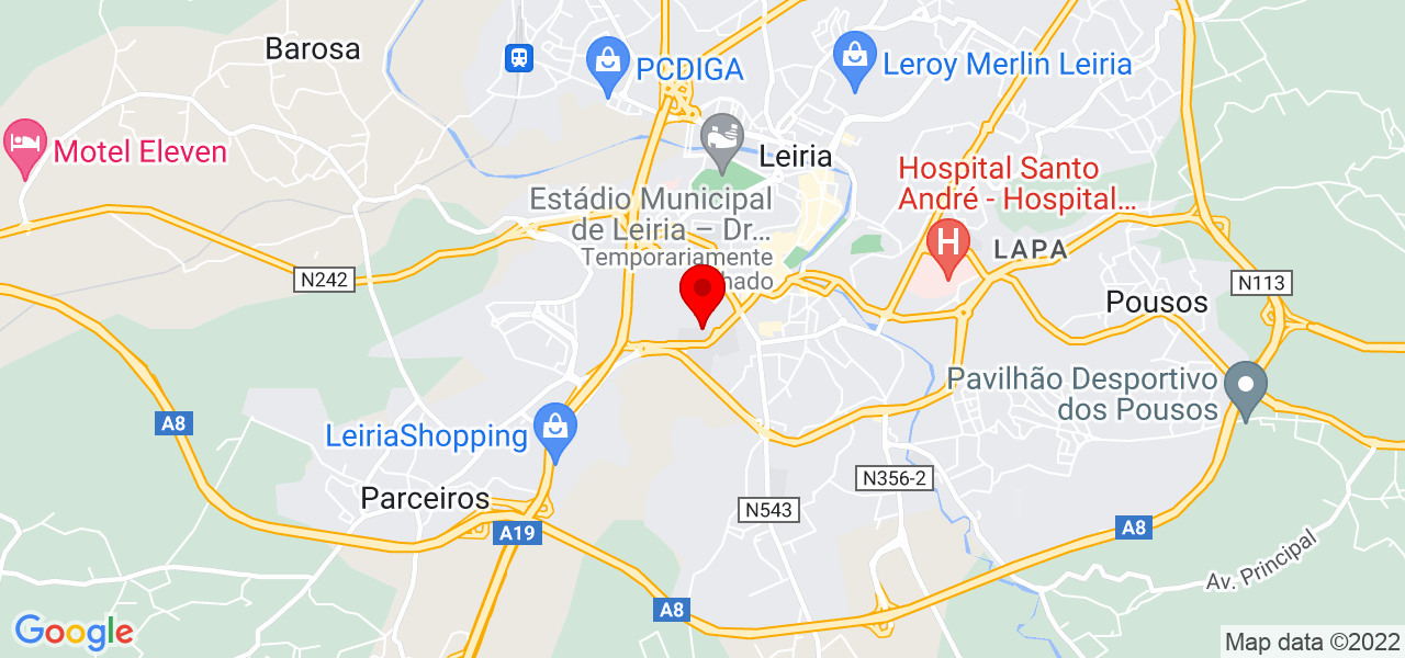 Gilvan - Leiria - Leiria - Mapa