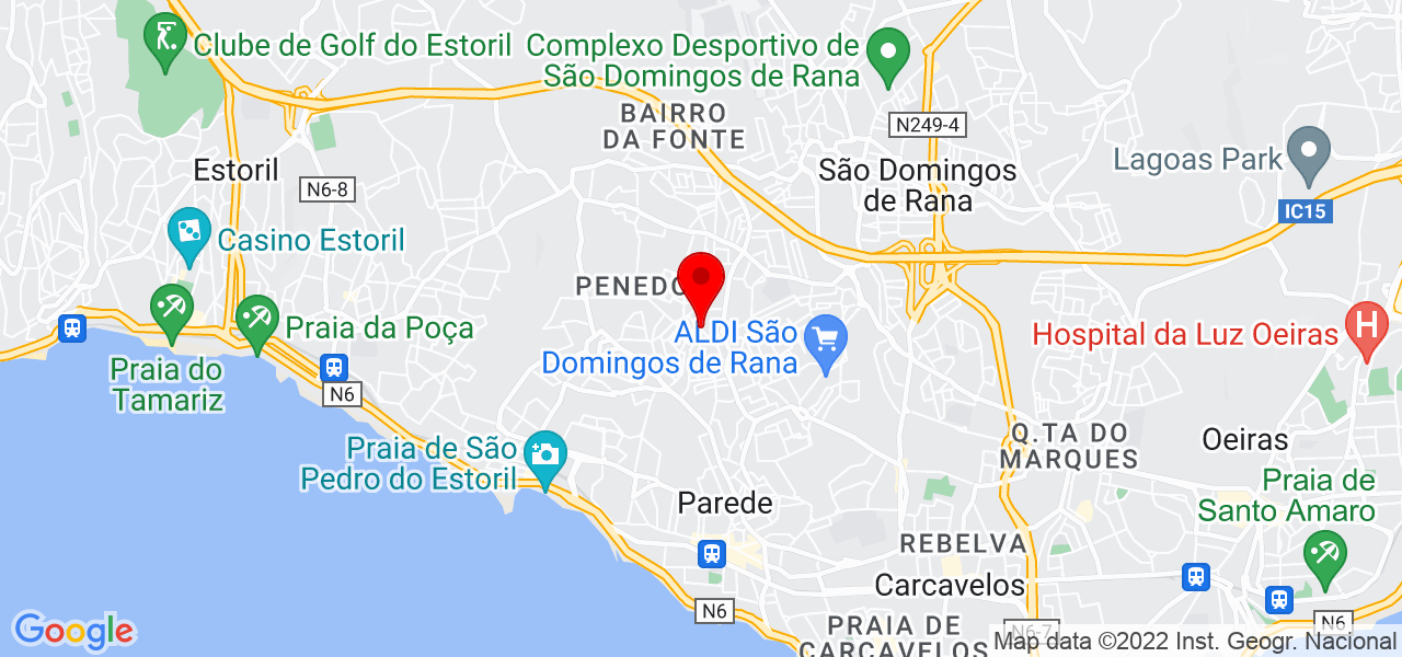 Ana Pinto - Lisboa - Cascais - Mapa