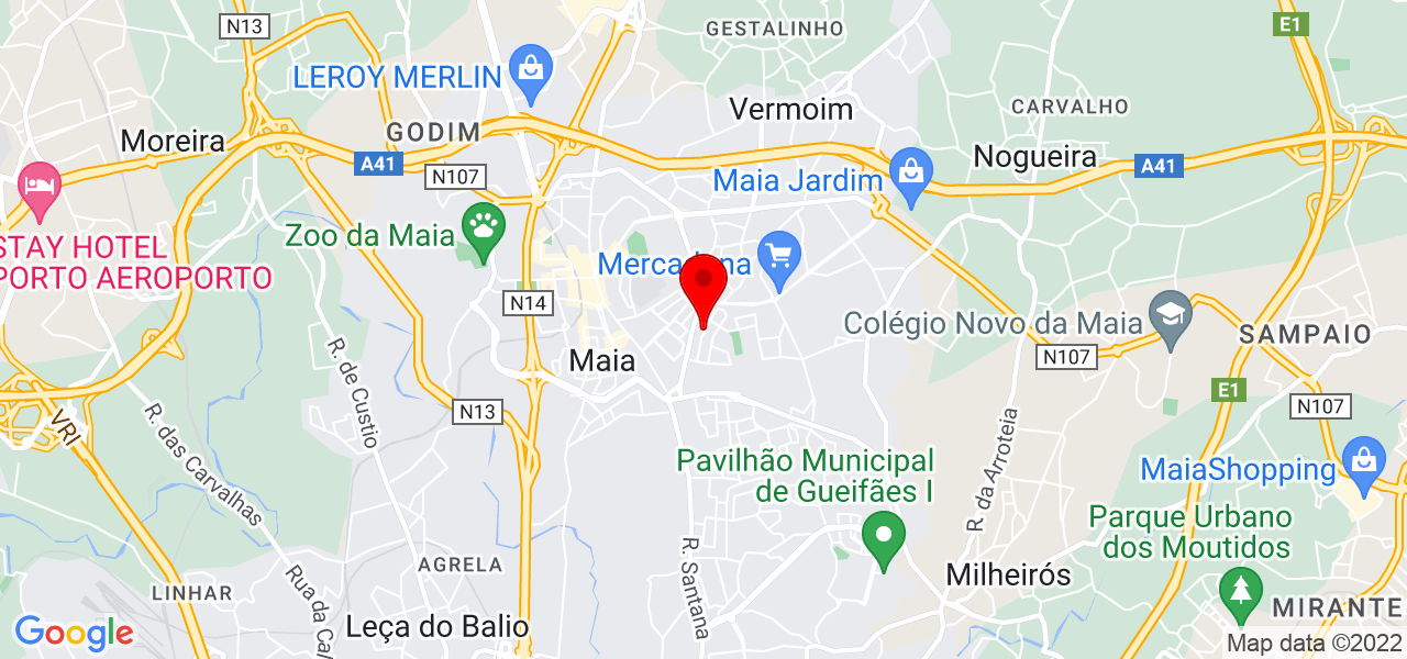 Ricardo Bravo - Porto - Maia - Mapa