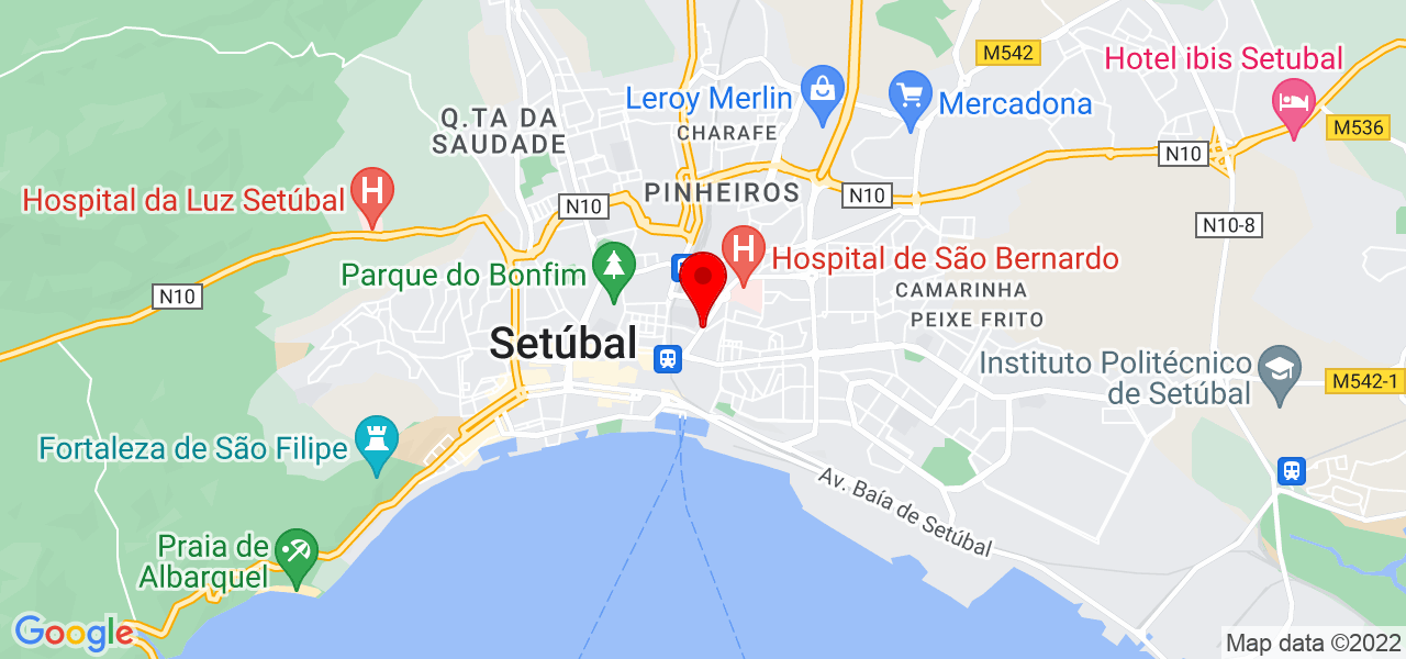 Frederico Medeiros - Setúbal - Setúbal - Mapa